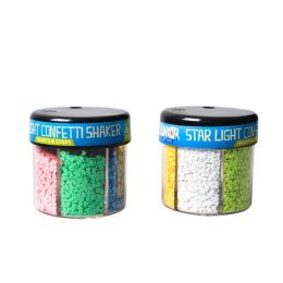 Dekorace Star Light konfety (hvězdy / srdce) 116g