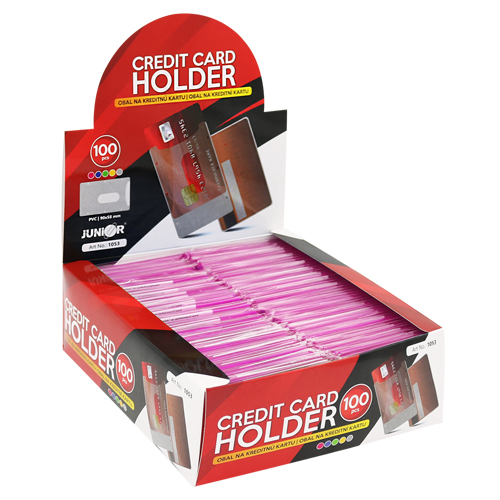 Obal na kreditní kartu - rúžová