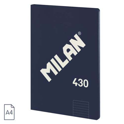 Blok linajkový A4 MILAN 48 listov, modrý