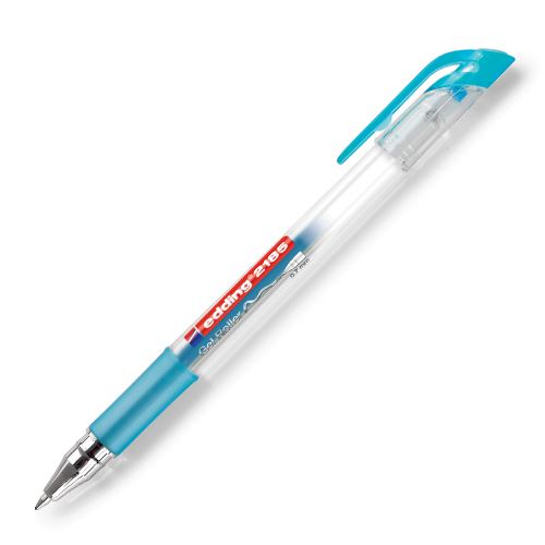 Gelový roller Edding 2185 - světle modrá náplň