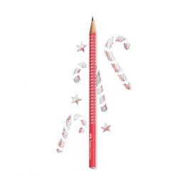 Ceruzka Faber-Castell Sparkle (B) - Candy Cane red