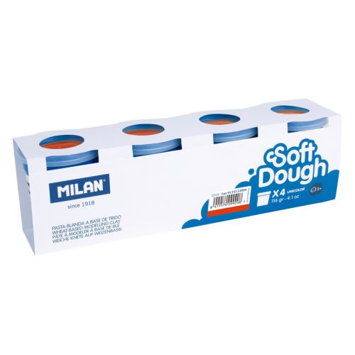Plastelína MILAN Soft Dough červená 116g /1ks