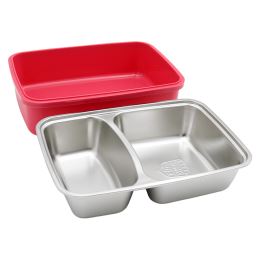 Box na svačinu HSD9010M, 900ml s kovovou vaničkou (mix 3 barev / cena 1ks) (4)