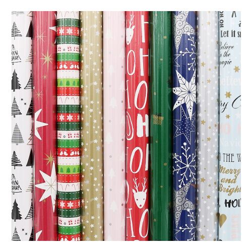 Dárkový balící papír - v roli, vánoční 70x200 cm (10 motivů) Presenta Christmas