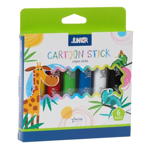 Voskovky Cartoon stick - sada 6 ks