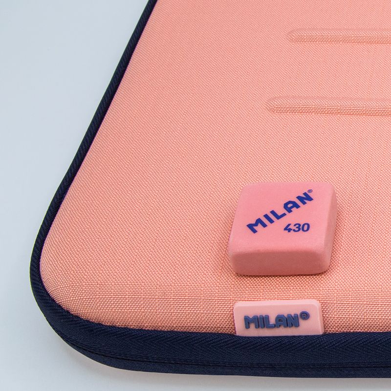 MILAN Brašna na notebook MILAN série 1918, růžová, polovyztužená 14"