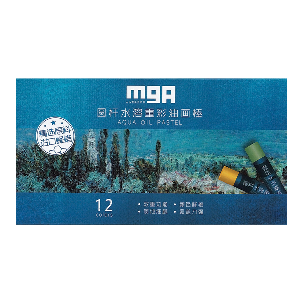 M&G Pastel olejový M&G Aqua Oil Pastel - sada 12 ks