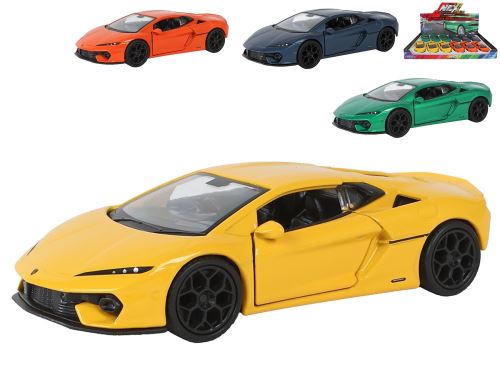 Welly Lamborghini Temerario 12cm kov zpětný chod 4barvy 12ks v DBX