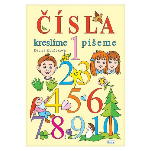 Omalovánka A4 Litera - Čísla kreslíme, píšeme
