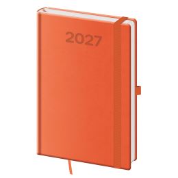Diář 2027 týdenní A5 Print Pop - oranžová