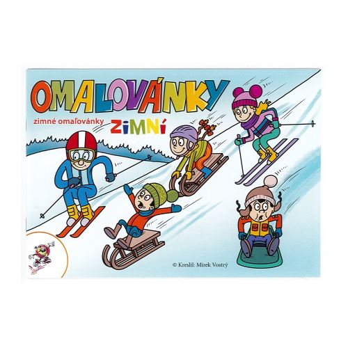 Omaľovanka A5 LUX - Zimné