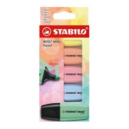 Zvýrazňovač - STABILO BOSS MINI Pastel - sada 5 ks - 5 různých barev Zvýrazňovač - STABILO BOSS MINI Pastel - sada 5 ks - 5 různých barev