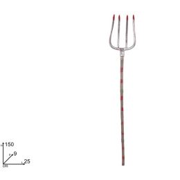 Dekorace Halloween Vidle s krvavými skvrnami 150 cm Dekorace Halloween Vidle s krvavými skvrnami 150 cm