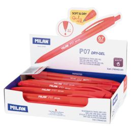 Pero gélové MILAN Dry-Gel  0,7mm - červená náplň (1)