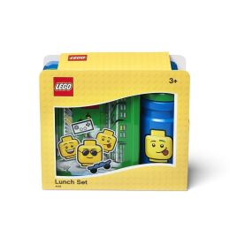 LEGO ICONIC Boy svačinový set (láhev a box) - modrá/zelená (4)