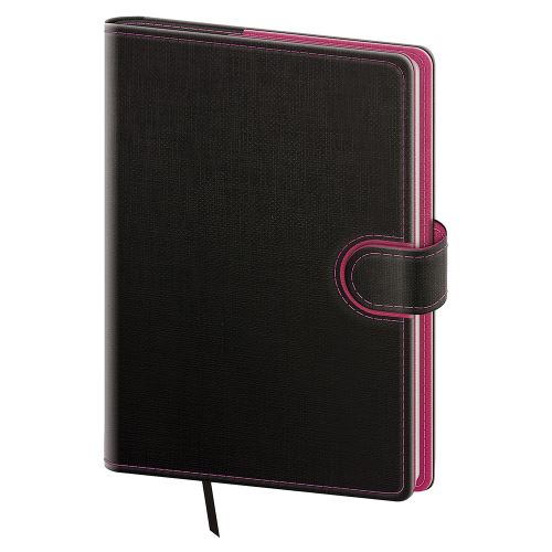Diář 2027 denní A5 Flip - antracit/magenta (1)