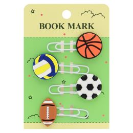 Ozdobná spona / záložka Balls 7 cm (sada 4 ks)