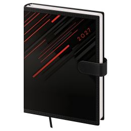 Diář 2027 denní A5 Tone - červená s magnetem