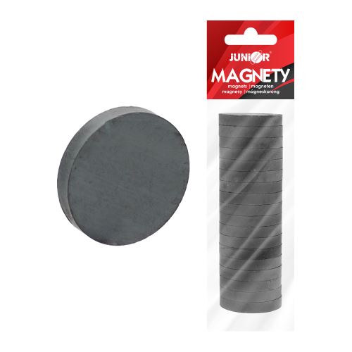 Magnet kulatý 27x6 mm (18 ks)