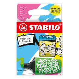 Zvýrazňovač STABILO BOSS MINI by Snooze One - sada 3 ks Zvýrazňovač STABILO BOSS MINI by Snooze One - sada 3 ks