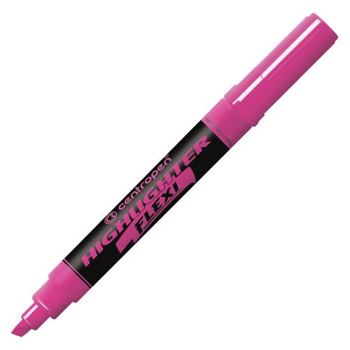 Zvýrazňovač CENTROPEN 8542 FLEXI NEON - růžový