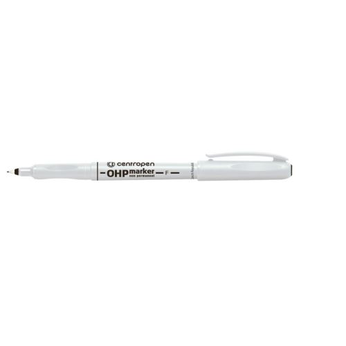 Popisovač smývatelný OHP Non-Permanent Centropen 2646 F 1,2 mm na hladké povrchy - černý