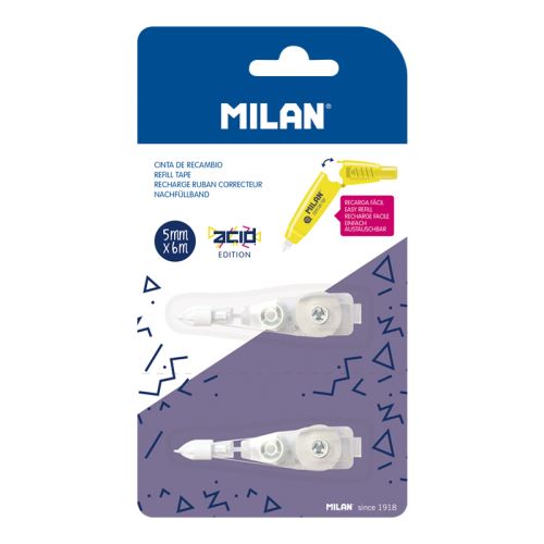 Korektor náplň MILAN Acid 2 x  5 mm x 6 m - blister