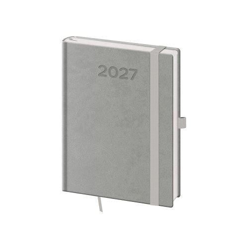 Diář 2027 týdenní B6 Print Pop - šedá