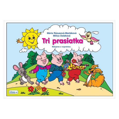 Omalovánka A5 Litera - Tři prasátka