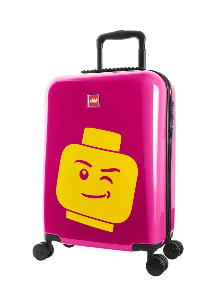 LEGO Luggage LEGO Luggage ColourBox Minifigure Head 20\" - Berry