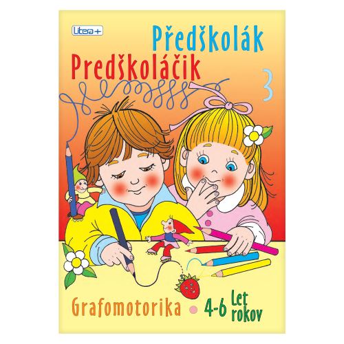 Omalovánka naučná A4 Litera - Předškoláček 3