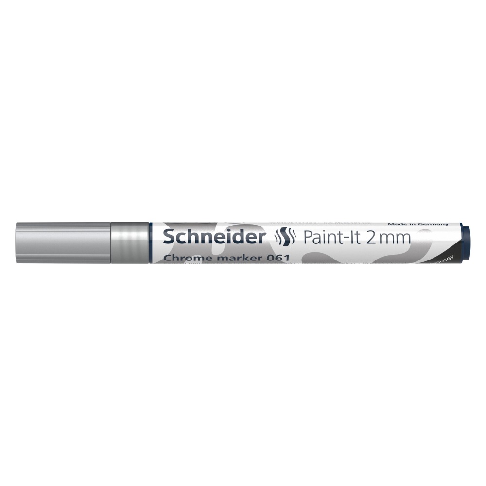 SCHNEIDER Marker Schneider Paint-It 060 Chrome Metallic, hrot 2 mm - stříbrný