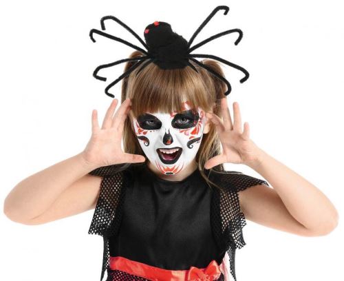 Pavúčia čelenka doplnok ku kostýmu /Halloween