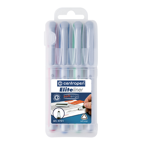 Liner CENTROPEN Elite 4721 - 0,3 mm / sada 4 ks
