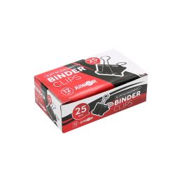 Klip binder/černý JUNIOR, 25 mm (1)