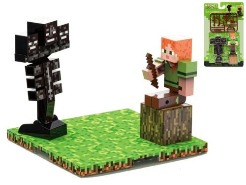 Stavebnice Magnet World umělec 5cm a socha a doplňky na kartě
