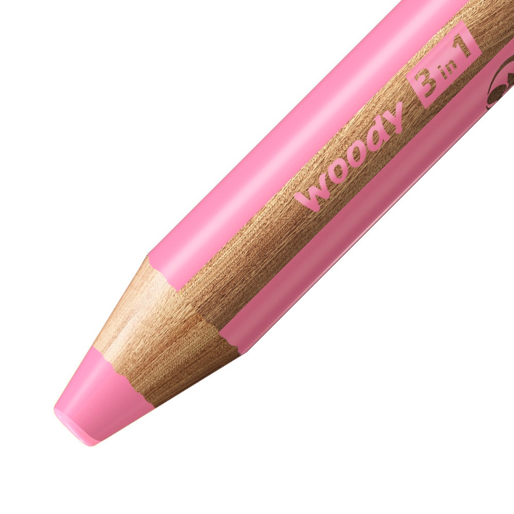 STABILO Pastelky STABILO woody 3 v 1 - barvička, vodovka, voskovka (10 ks) Anniversary