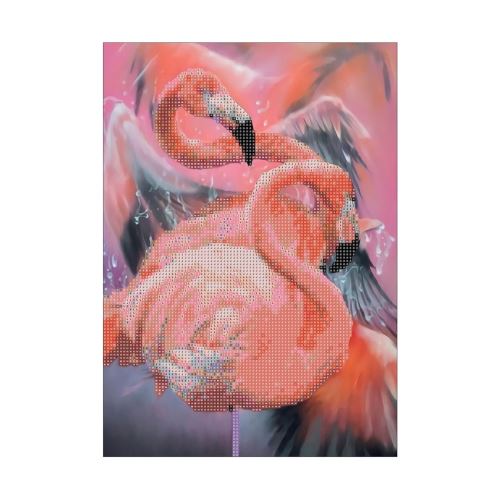 Diamantová mozaika 5D Plameniaci (30x40 cm)