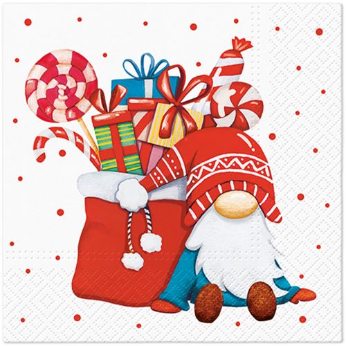 Ubrousky PAW L 33x33cm Holiday Sweetkeeper