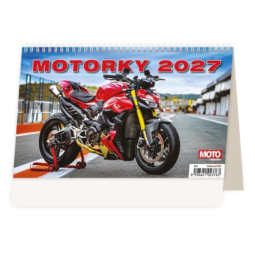 Stolní kalendář 2027 Motorky ČR/SR