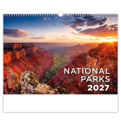 Nástěnný kalendář 2027 National Parks