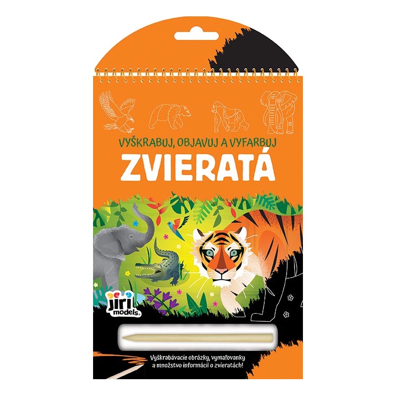 Vyškrabuj, objevuj a vybarvuj - Zvířata