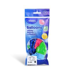 Balón L 30 cm, Hvězdy / 5 ks / (1)