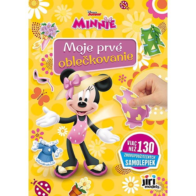 Samolepková knížka Moje první oblečkování - Minnie