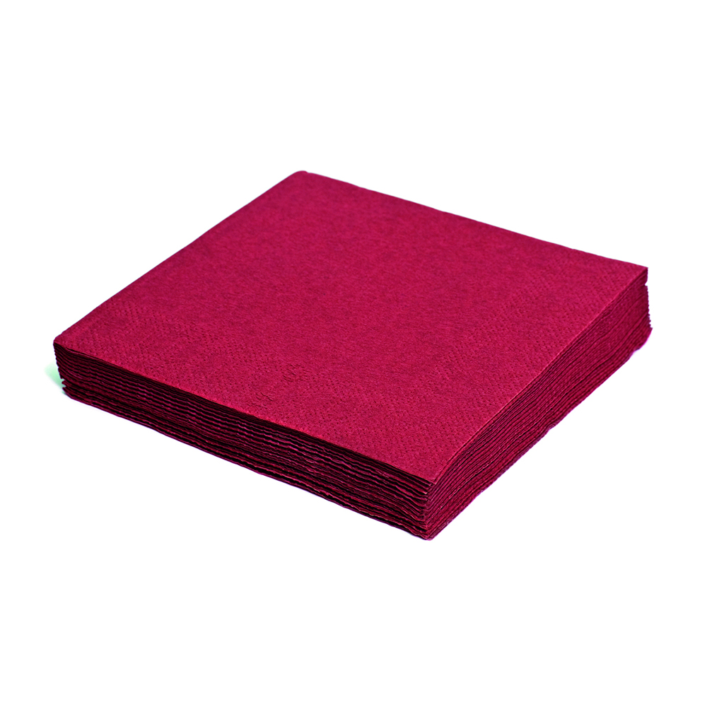 WIMEX Ubrousky 33 x 33 cm bordové 100 ks