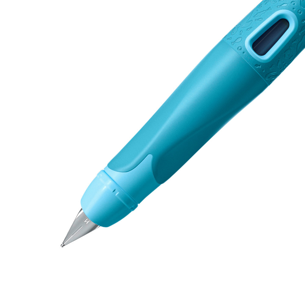 STABILO Ergonomické plnicí pero pro praváky STABILO s bombičkou, hrot M, modré
