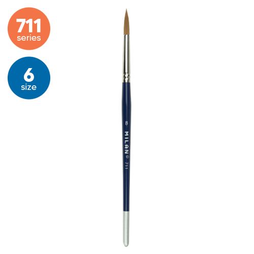Štětec kulatý MILAN Fine Selection č. 6 - 711