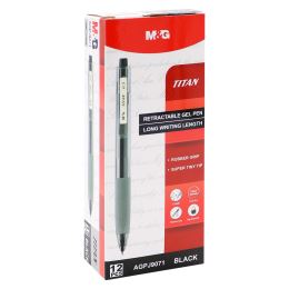 Pero gelové M&G TITAN hrot 0,5mm - černá náplň (1)