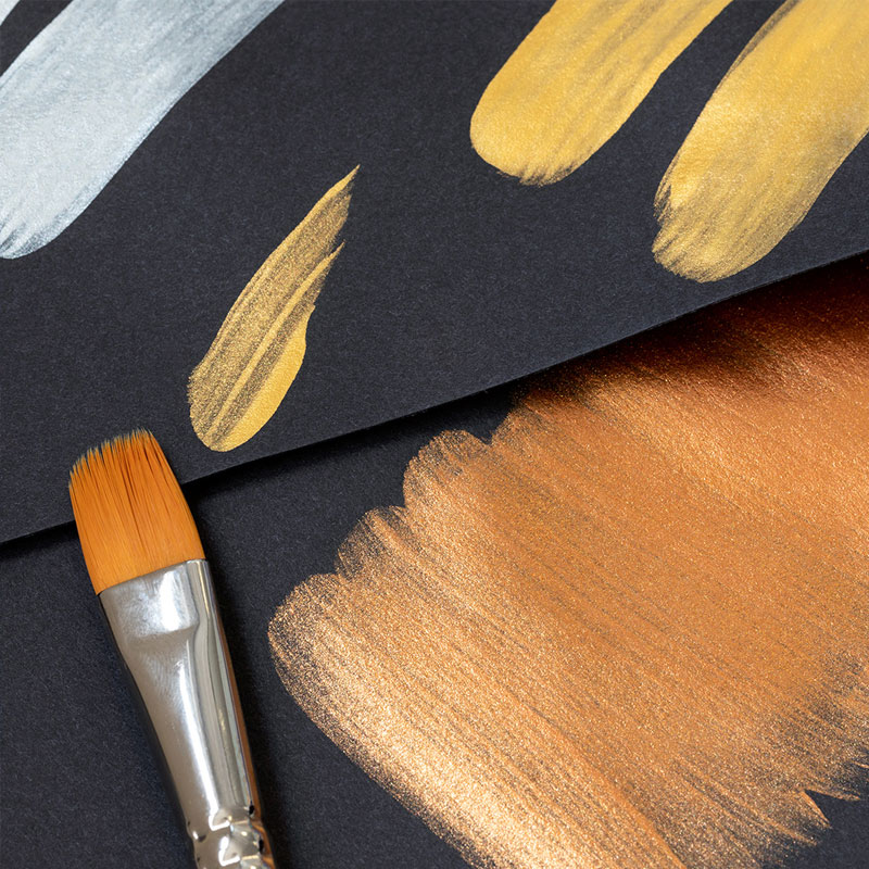 MILAN Barva temperové 125ml metalická stříbrná