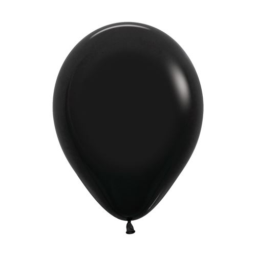 Balón Solid 25 cm, čierny /100ks/